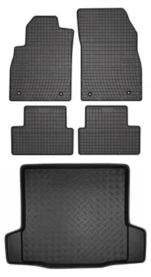 Obrázek produktu pro Gumové autokoberce SolidPRO + vana kufru pro: Chevrolet Cruze 2008-2016 sedan 5 ks