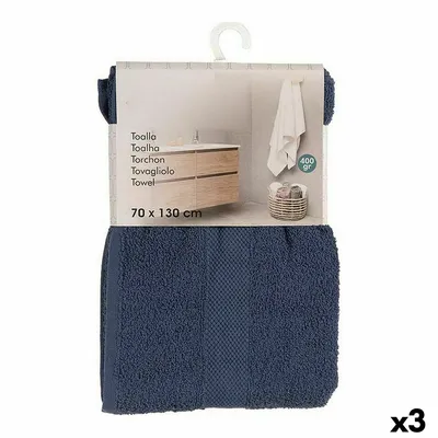 Obrázek produktu pro Osuška modrá (70 x 0,5 x 130 cm) (3 kusy)