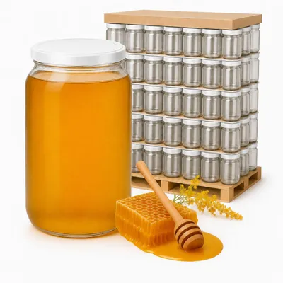 Produktbild von MIKONI 24 Stück Einweckgläser 900 ml mit Weiß Deckel, Einmachgläser, Vorratsgläser, Einmachglas, Marmeladengläser