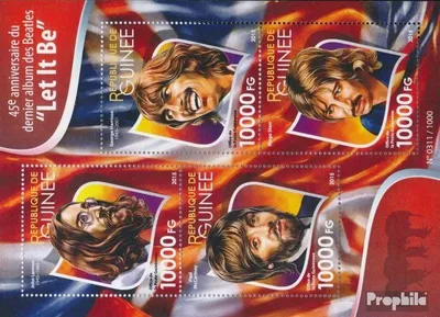 Produktbild von Briefmarken Guinea 2015 Mi 11508-11511 Kleinbogen (kompl. Ausgabe) postfrisch Die Beatles