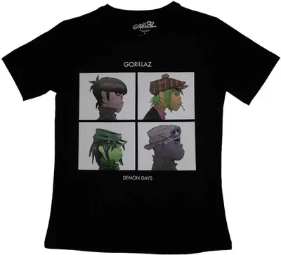 Produktbild von Gorillaz - "Demon Days" T-Shirt für Damen RO10359 (XXL) (Schwarz)