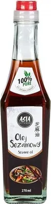 Zdjęcie produktu dla Olej sezamowy 100% 270ml - Asia Kitchen