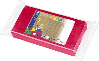 Image de STAEDTLER Plastilin-Knete NC rot 1kg