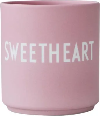 Produktbild von Design Letters Sweetheart, Einzelbild, Pink, Porzellan, Tasse, Universal, 1 Stück(e)