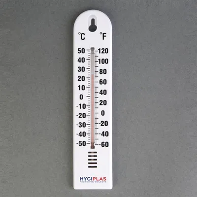 Produktbild von Wandthermometer, Temperaturbereich -40°C bis 50°C, 270x60x15 mm