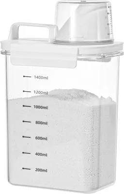 Obrázok produktu pre Dispenser na detergent 1800 ml, Bez úniku, Priehľadná úložná nádoba, Pre kuchyňu