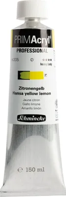 PRIMAcryl - Zitronengelb - 150ml Feinste Künstler Acrylfarbe Schmincke 13 205 019