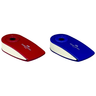 Image de Gomme Fc Sleeve Rouge-Bleu Dans un étui de protection