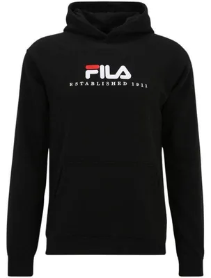 Produktbild von Fila - "Brunssum" Kapuzenpullover für Herren MR412 (L) (Schwarz)
