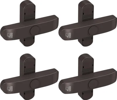 Produktbild von BASI - Fenster- und Fenstertürensicherung - SET - 4x FS 500 - Braun - 4x1100-0061