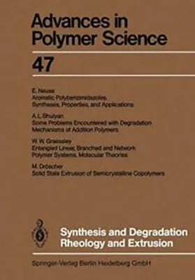 Obrázek produktu pro Synthesis and Degradation Rheology and Extrusion