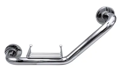 Produktbild von Ridder Winkel-Haltegriff Sam inkl. Ablagekorb   A160500