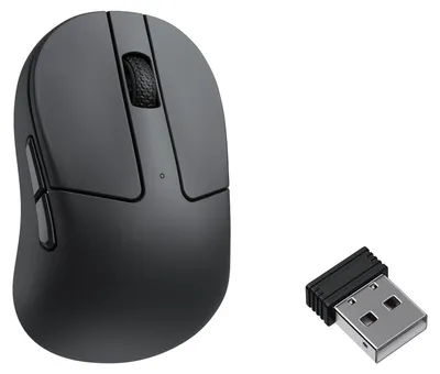 Zdjęcie produktu dla Keychron M4, Po prawej stronie, Optyczny, RF Wireless + Bluetooth + USB Type-C, 30000 DPI, Czarny