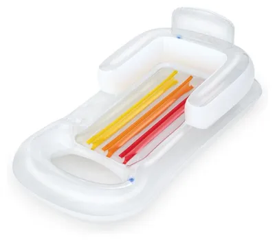 Zdjęcie produktu dla Bestway 43028 / 26, Niebieski, Czerwony, Przezroczysty, Żółty, Pływające fotel, Monochromatyczny, PCW, Mężczyzna/Kobieta, 100 kg