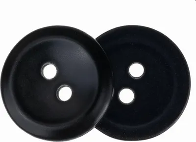 Obrázek produktu pro Knoflík - sada 6 ks - průměr 18 mm - Černá