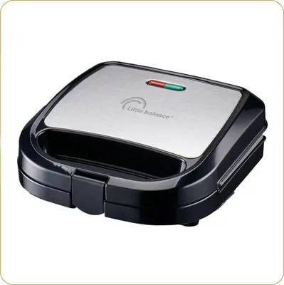 Image de Gaufrier LITTLE BALANCE, Happy Gaufres, Revêtement Antiadhésif Sans PFAS, 750W