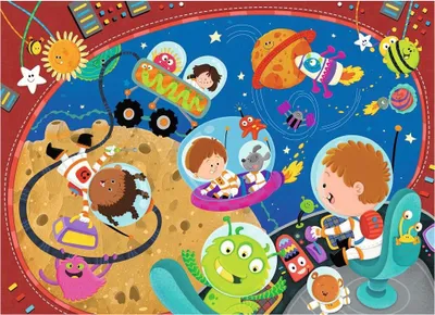 Immagine prodotto di Puzzle Ravensburger - Viaggio nello spazio, 60 pezzi