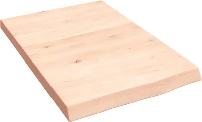 Obrázok produktu pre vidaXL Nástenná polica 40x60x(2-4) cm dubový masív neošetrený