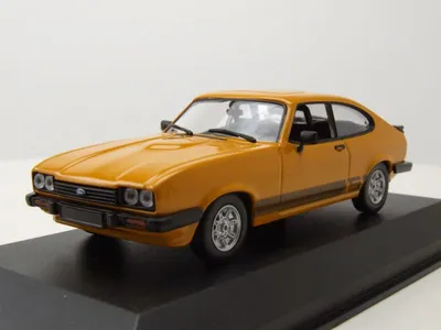 Produktbild von Ford Capri 1992 orange Modellauto 1:43 Maxichamps
