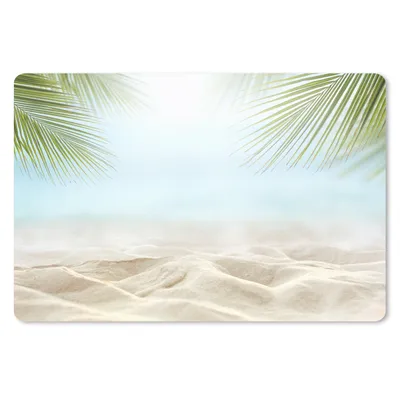 Produktbild von MuchoWow® Mauspad Mousepad Strand - Palmen - Meer 27x18 cm - Mousepads - Maus Mat - Pad - Mausunterlage - Büroartikel - Desk Matten