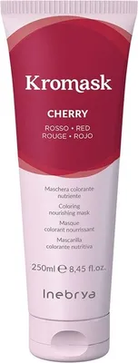 Produktbild von Inebrya Kromask Coloring Nourishing Mask ernährende Maske mit Farbpigmenten für Wiederbelebung der Farbe Cherry 250 ml