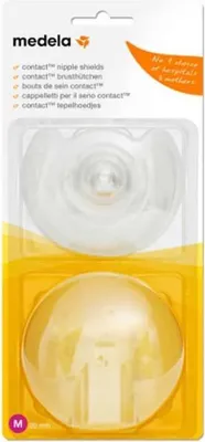 Obrázok produktu pre Medela prsné škrupiny na boľavé bradavky 2 kusy veľkosť M