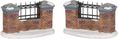Produktbild von Zoo Steinwand 2 Stück l9xw5,5xh5,5 cm Weihnachtshaus