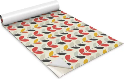 Obrázek produktu pro Samolepicí fólie na nábytek - dekorační fólie - stolní nábytek - lze stříhat na míru - boho listy rostlin - 100 x 50 cm