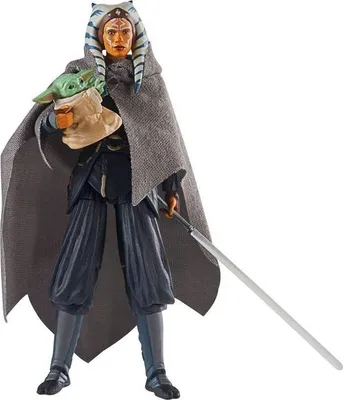Productafbeelding van Star Wars Vintage Collectie: Ahsoka Tano en Grogu figuur, 10 cm