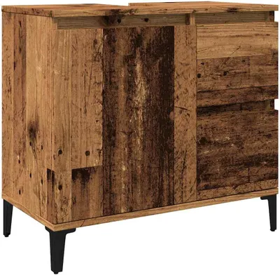 Immagine prodotto di vidaXL Mobile lavabo in legno di recupero 65x33x60 cm materiale a base di legno