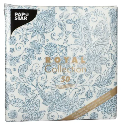 Zdjęcie produktu dla Papstar Servietten blau Paisley