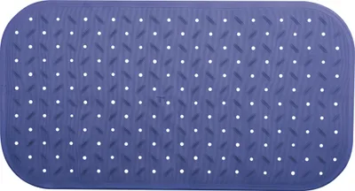 Produktbild von MSV Dusch-/Badeschutzmatte Bad - Gummi - blau - 36 x 76 cm