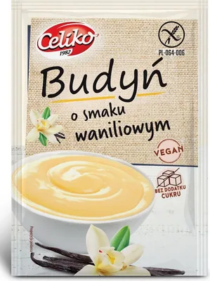 Obrázok produktu pre BEZLEPKOVÝ VANILKOVÝ PUDDING 40 g - CELIKO
