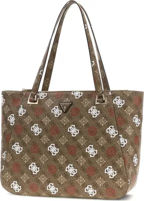Produktbild von GUESS Shopper Handtasche Eliette Logo Latte Logo/Ginger
