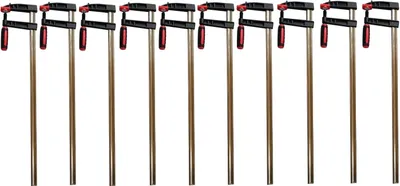 Produktbild von Profi 16 tlg Set Schraubzwingen 150 - 300 mm Leimzwinge Kuststoffgriff