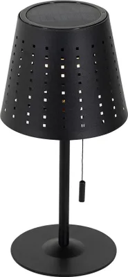 Produktbild von Outdoor Tischleuchte Schwarz inkl LED 3 Stufig dimmbar wiederaufladbar und Solar Ferre