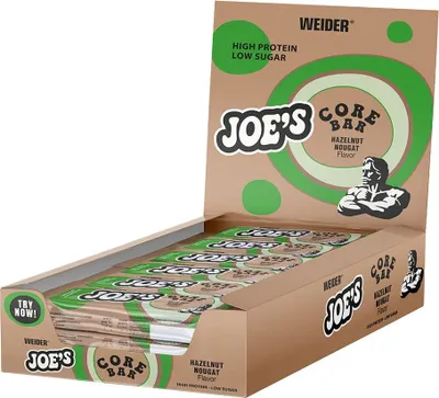 Produktbild von Weider Joe's Core Bar 12x45g - Hazelnut Nougat