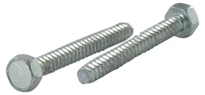 Produktbild von Blechschraube Gewindefurchend Sechskantkopf 6,3 x 100 Edelstahl A2 Verzinkt