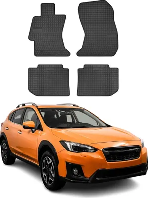Image de Tapis de Sol pour Subaru XV 2011-2018 OMAC Noir Caoutchouc