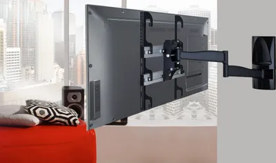 Produktbild von VCM Universal TV Wandhalterung 32-70 Zoll bis 35 kg | um 15 Grad neigbar kippbar | 90 Grad schwenkbar | ausziehbar | VESA bis max. 600x400 | Halter Fernsehhalter mit Wasserwaage | Fernseh Halterung WS300