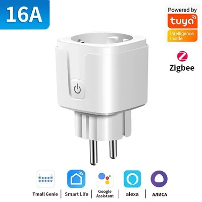 Immagine prodotto di Presa Wi-Fi, presa intelligente con controllo tramite app, presa wireless, Smart Plug, max. 3520,00 W, 16 A, presa Wi-Fi con timer. Quantità: 2 pezzi, versione: singola