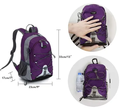 Imagen del producto de Mochila pequeña, 10 litros, impermeable, para actividades al aire libre, camping y senderismo