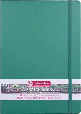 Produktbild von ROYAL TALENS Skizzenbuch Art Creation 210 x 300 mm grün 80 Blatt