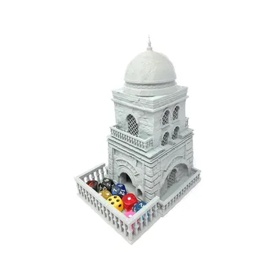 Produktbild von 3D Würfelturm Sandburg – Detailliertes Tabletop-Zubehör