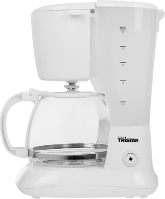 Obrázek produktu pro Tristar CM-1252, Kávovar na překapávanou kávu, 1,25 l, Mletá káva, 750 W, Bílá