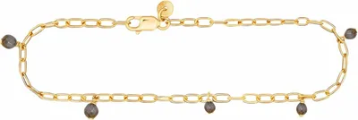 Produktbild von cai Armband 925 Silber vergoldet Hämatit