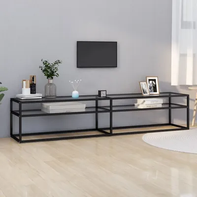 Immagine prodotto di The Living Store Mobile TV Trasparente 200x40x40,5 cm in vetro temperato