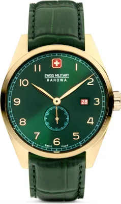 Produktbild von SWISS MILITARY HANOWA Herrenuhr Quarzuhr grün onesize Herren 42 SMWGB0000701, SMWGB0000702, SMWGB0000703, SMWGB0000710
