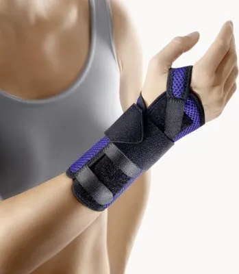 Produktbild von Bort Handgelenkbandage ManuStabil kurz beige>>>>Gr. L links