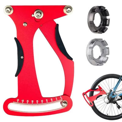 Immagine prodotto di Misuratore di tensione dei raggi, tendiraggi per biciclette in lega di alluminio